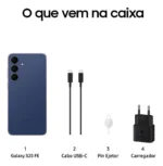 Celular Samsung Galaxy S25 Fe 5g, 256gb, 8gb Ram, Câmera Tripla De 50+12+8, Tela Grande De 6.7 Azul Marinho - Imagem 9