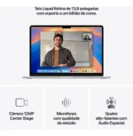 Apple Macbook Air 13 , M4, 16gb Ram, 512gb Ssd - Prata Prata - Imagem 5