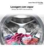 Lava E Seca LG Smart Vc4 12kg Branca Com Inteligência Artifi Cor Branco - Imagem 4