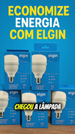 Kit 2 Lâmpadas Super Bulbo Alta Potência Led 50w 6500k Elgin 127/220v Branco-frio - Imagem 10