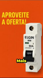 Disjuntor Monopolar Unipolar Elgin 70a Amperes 70a - Imagem 2