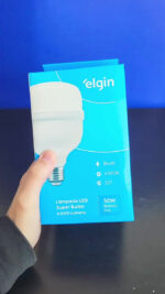 Kit 2 Lâmpadas Super Bulbo Alta Potência Led 50w 6500k Elgin 127/220v Branco-frio - Imagem 2