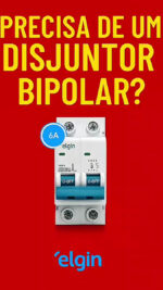 Disjuntor Bipolar 2 Polos 6a Termomagnético Curva C Elgin - Imagem 2