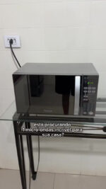 Micro-ondas CM020BF 20 Litros Espelhado com Função Descongelar Cor Cinza e Inox Consul - Imagem 2